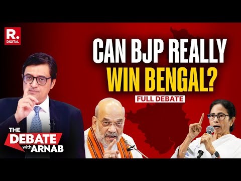 Debate With Arnab LIVE: Amit Shah and Mamata In War of Words, Can BJP Win Bengal?