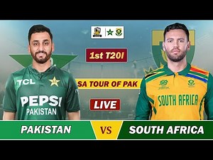 PAKISTAN vs SOUTH AFRICA 1st T20 MATCH LIVE | PAK vs SA LIVE SCORES & COMMENTARY