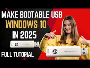 How To Make A Windows 10 Bootable USB For FREE | Create Bootable USB For Windows 10/11/7