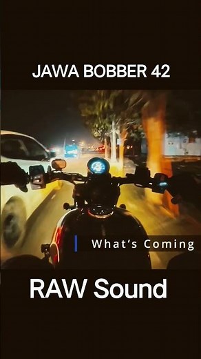 Raw exhaust, pure vibes. Jawa Bobber mode ON. #jawabobber42 #motovlog #bikerlifeindia #bikelife