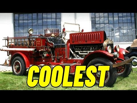 10 Rarest Vintage Fire Trucks Ever Built – #3 Will Shock You!