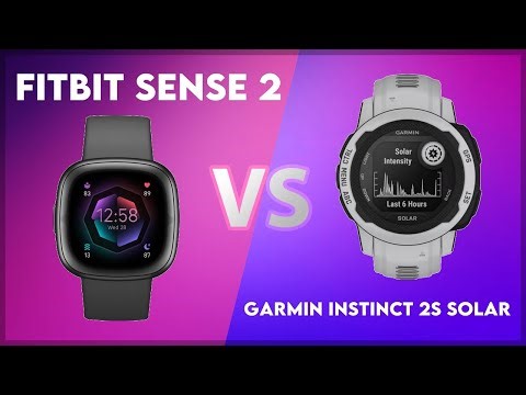 Fitbit Sense 2 vs Garmin Instinct 2S Solar Comparison
