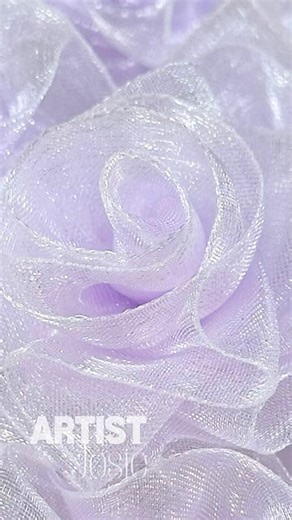 💜 ORGANZA RIBBON ROSE DIY! 💜 #foreverflowers