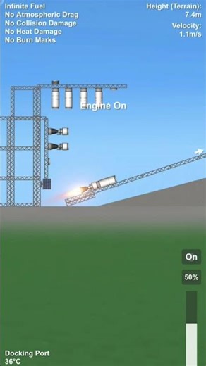 Launching a missile using rockets 🚀 #sfs #spaceflightsimulator #space #rocket #spacesuccess #shorts
