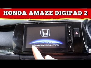 HONDA AMAZE DIGIPAD 2 | Explanation | DIGIPAD 2 | Infotainment system
