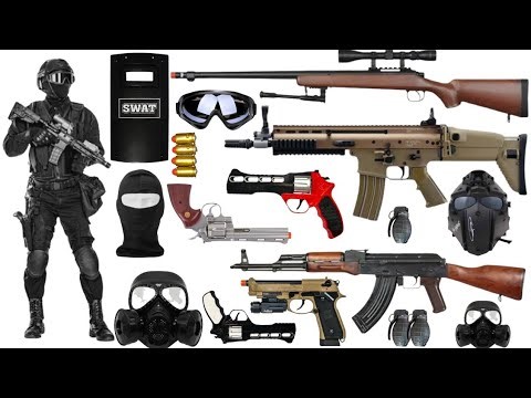 Special Forces military toy gun set ! Watergun, Soft Bullet, Sniper, Ak47, M16, Machine Gun, Nerf 56