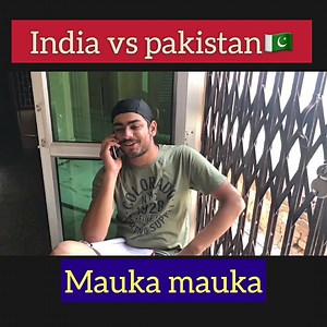 2M views · 22K shares | india vs pakistan mauka mauka!! india walo share karte chalo ab isko. Download PindropMusic Managed by Brandzup | Elvish Yadav | Facebook