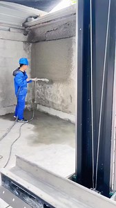 High efficiency #plastering wall machine DM construction Robot sprayi... | NextReel Young