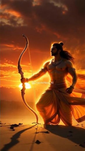 The Power of Lord Rama ⚡ Cinematic Visualization #rammandir #sreeram #ramayana #hindu #devotional