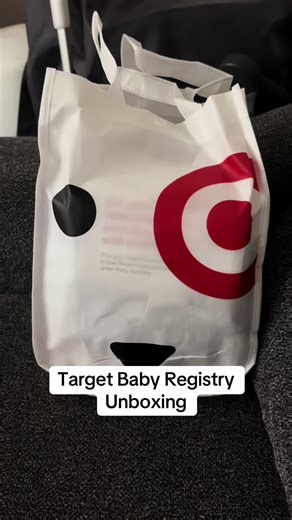 My Target baby registry free gift bag unboxing 🎯👶🏽 #targetregistry #target #babyregistry #firsttimemom #freegift