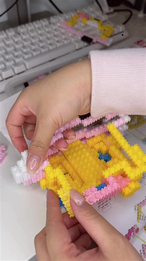 Started on this micro building block set 🧱 Might be the start of a new hobby 😅 #microbuildingblock #minibuildingblock #lego #minilego #buildingblocks