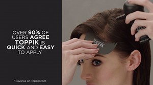 Toppik Hair Building Fibers conceal fine or thinning hair. Create the appearance of thicker, fuller-looking hair INSTANTLY with Toppik! Learn more: bit.ly/toppikwebsite | Toppik