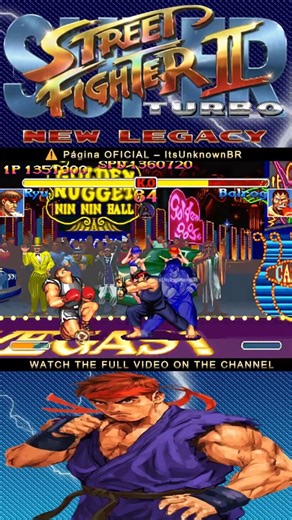 RYU'S INSANE COMBO💥#retrogaming #streetfighter #viralshorts #reels #gaming