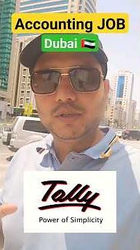 Accountant/Tally Job In Dubai, Tally Aati hai to Kya account ki Job Milegi. Dubai Job's #dubaijobs