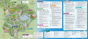 Walt Disney World maps for theme parks resorts transportation Downtown Disney and water parks