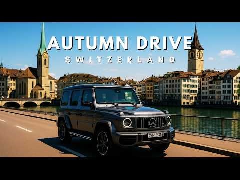 Scenic Drive from Horgen to Zurich | Beautiful Drive Along Lake Zurich, Switzerland