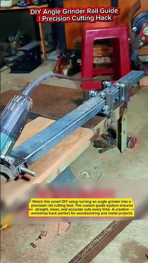 DIY Angle Grinder Rail Guide | Precision Cutting Hack