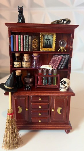 DIY 1/12 Scale Witchcraft Dollhouse Miniature Decor
