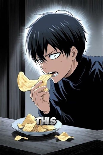 "The Most Epic Potato Chip Scene in Anime History! 🍟 | Death Note" #DeathNote#PotatoChipScene #Anime