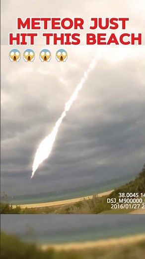 Real Meteor Impact Caught on Camera in Australia 2016
