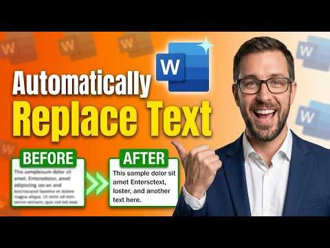 How To Automatically Replace Text In Word [2026 Guide]