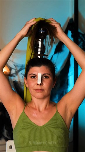 Grinch mask that is so easy to repeat! | 5-Minute Crafts