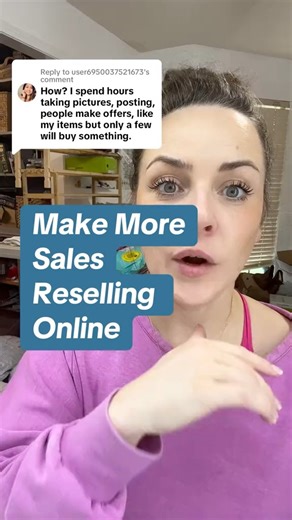 Here’s how to make more sales when reselling items online! —— I always go back to our 4 P’s of Reselling! —— Comment WILD to checkout our Reseller Guide. We go into more detail to help you be successful ❤️✨✌️ #resellertips #resellerproblems #howtoresellonline #goodwilloutlet #goodwillbins #thrifthaul #thriftfinds #thriftwithme #sidehustles #reseller #resell #resale #poshmarkreseller #mercarireseller #mercari #whatsold #ebayseller #thrifting #thriftatx #atx #goodwill #shopmycloset #resellertips #