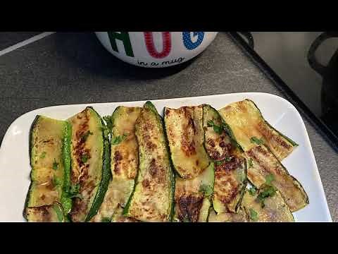 Courgettes grillées à la poêle rapide pour accompagner vos viandes( recette)