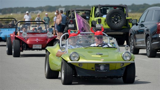 Watch parade of antique and classic cars in Dennis Sunday