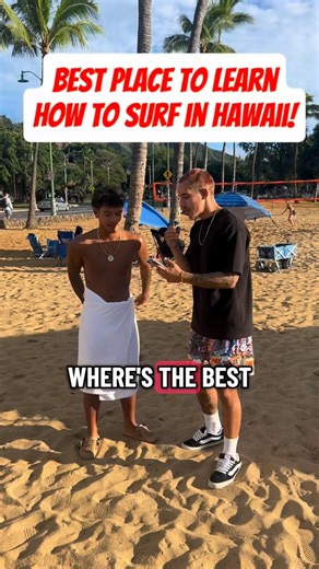 Ant on Instagram: "where’s the best place to learn how to surf in hawaii? #hawaii #waikiki #oahu #honolulu #trending"