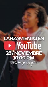 63K views · 2.7K reactions | Sé que, al igual que yo, muchos todavía no han superado el popurrí… ✨Pero llegó el momento de lo nuevo: una propuesta navideña creada con excelencia, intención y mucho corazón. ❤️‍Seguimos celebrando la Navidad, recordando que en cada nota hay gozo, fe y poder de Dios. ✨Disponible este 28 de noviembre • 10:00 PMen YouTube. ▶️ | Arianny Aquino | Facebook