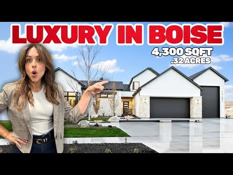 Inside an INSANELY MASSIVE Home Near Boise Idaho w/ RV Garage