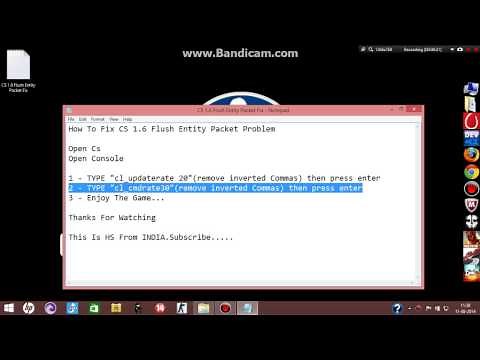 Counter Strike Flush Entity Packet Fix 100% Working