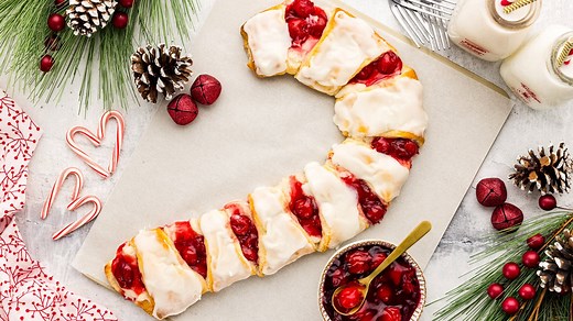 Candy Cane Danish