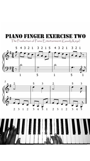 162K views · 1.5K reactions | Piano finger exercise two #jazzmusic #pianolessons | Piano Entertainment | Facebook