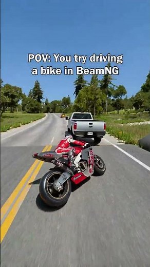 Motorbike Crashes in BeamNG Drive 🤣