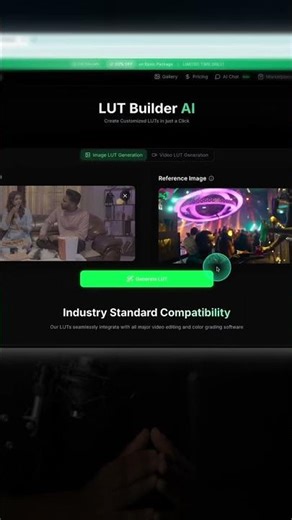 Create luts using AI!📈🔥Enroll now at wencuts.com