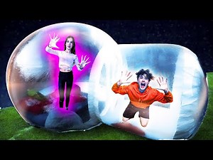 24 Stunden unter GLAS-KUPPEL ÜBERLEBEN! (mit Lea)