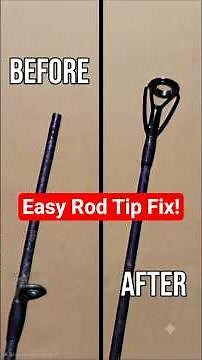 How to fix your fishing rod tip
