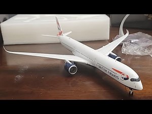 Gemini Jets 1/200 British Airways Airbus A350-1000 unboxing & review