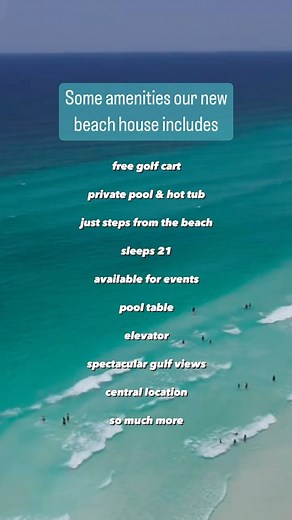 Our new 7 bedroom 8 bathroom home in the #destinflorida area is ready to be rented destinlifevacationrentals.com link in bio 🌊 if you’re interested in coming this week through September let us know and we’ll work with your budget 🏠🏖️ Amazing video of our home by @aromero_wx | Destin Life
