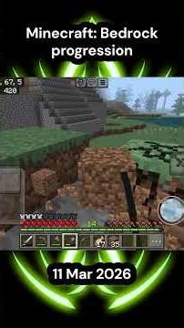 [Short] Minecraft: Bedrock - Progression | 11/3/2026