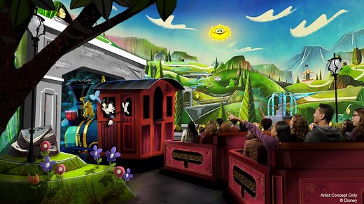 Mickey & Minnie's Runaway Railway Opening at Disneyland Resort 2023 | Chip and Company