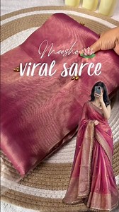 Meesho Most Viral Saree 😍✨ | Trending Saree Under Budget #shorts #meesho #trending #youtubeshorts