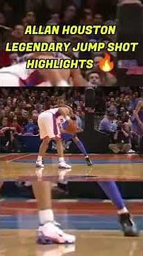 ALLAN HOUSTON LEGENDARY JUMP SHOT HIGHLIGHTS 🔥 #youtube #basketball #nba #sports #allanhouston #fyp