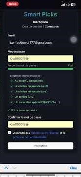 🚀 Comment créer un compte sur Smart Picks (Guide complet)Tu viens de télécharger Smart Picks ?