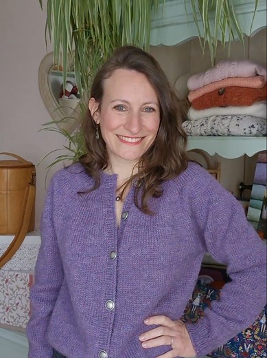 tuto débutants ! gilet Lavande nouveau tutoriel disponible dimanche 22 février #knit #knittingtutorial #knitting