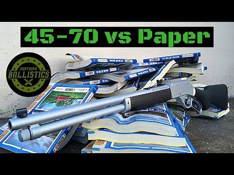 45-70 vs Paper