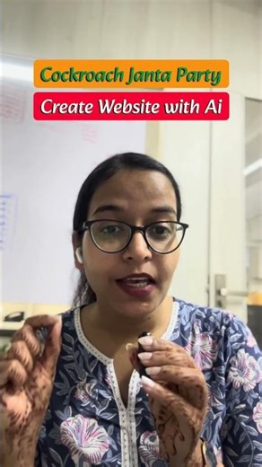 Create website using Ai #ai #website #claude #coackroachjantaparty