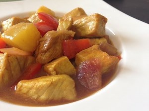 How to make Sweet and Sour Pork Curry (Easy Pork with Pineapple Recipe)